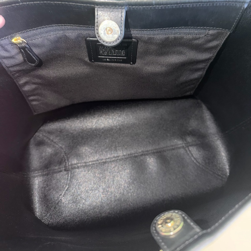 Coach Black and Brown Signature Tote - Picture 9 of 9